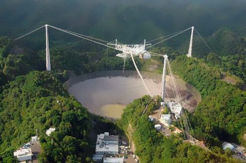 钢缆断裂 波多黎各阿雷西博天文台倒塌
